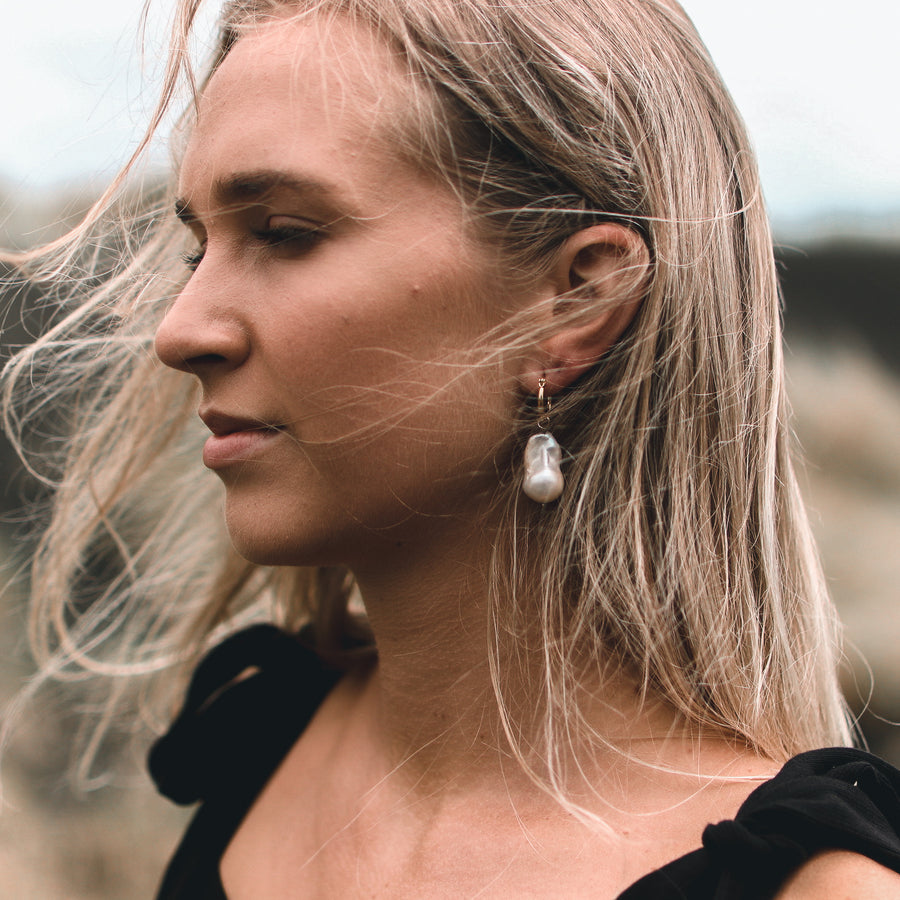 Freshwater Pearl Earrings New Zealand Harriet